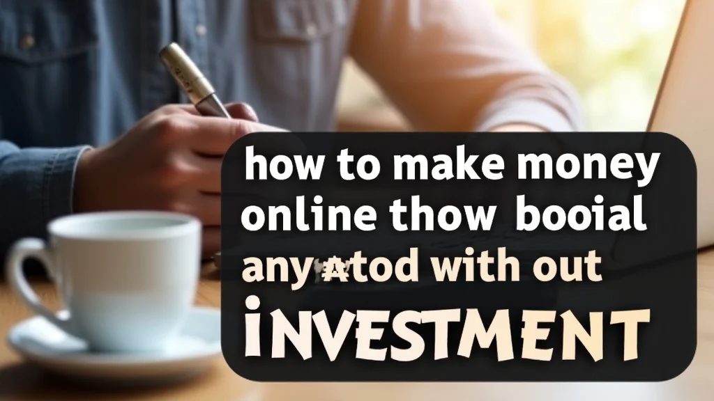 How To Make Money Online Without Investment