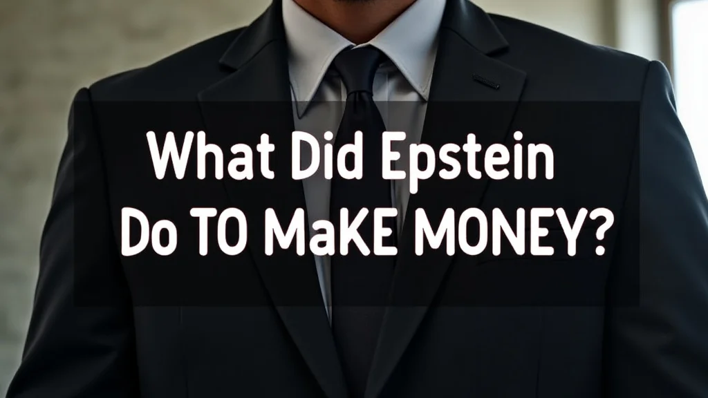 What Did Epstein Do To Make Money What Did Epstein Do To Make Money